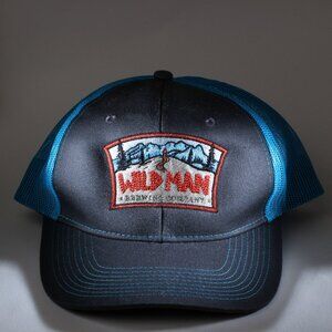 Wild Man Brewing Company Hat Men Gray OS Beer Snapback Cap
